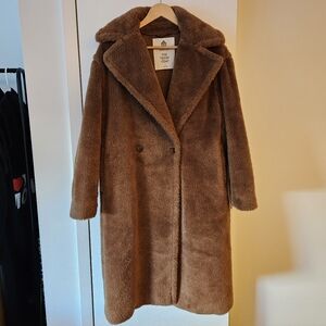 Brown Faux Fur Coat